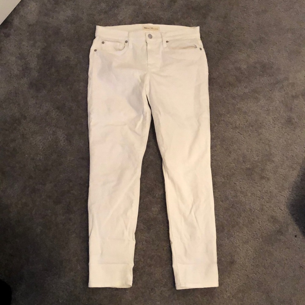 Gap White Skinny Jeans
